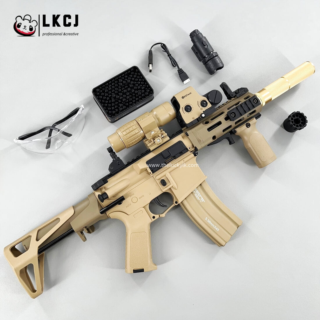 DD M4-PDW Gel Blaster High Speed Fire Mode With Metal Mag-Flagship